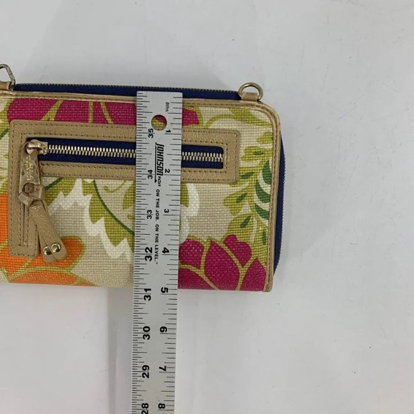 Spartina 449 Women's Floral Pink Carson Cottage Yacht Club Wallet - Picture 10 of 10